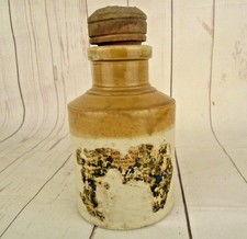 Antique 1850'S Vintage Jar Old William Powell Bristol Stoneware Pottery Crock picture