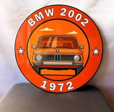 1972 BMW 2002  Bavarian Classic Reborn Heavy Metal Sign XL - 19.7