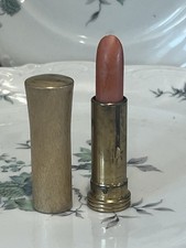 VINTAGE R.H. COSMETICS N.Y. COLLECTIBLE GOLD METAL TUBE LIPSTICK NEW AMBER picture