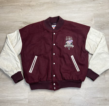 Vtg Walt Disney Snow White Seven Dwarfs Animation Studio Varsity Jacket Mens SML picture
