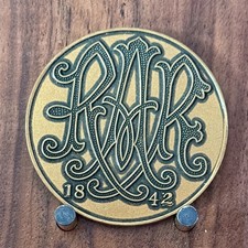 Reading Amateur Regatta 1842 Vintage Monogram Challenge Coin  1#48 picture