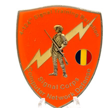 4-124th Signal Training Battalion CND Green Mountain Boys Challenge Coin 2
