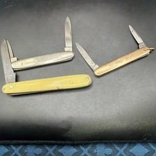 Vtg Klaas PJ Kohl Foster Bros US Solingen Advertising Presentation Knife 3 Lot picture