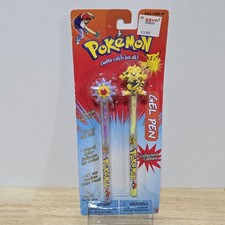 Vintage 1999 Pokemon Gel Pen Lot of 2 Sealed KB Toy Island Collectors Ed picture