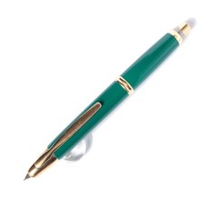 Pilot Capless Vanishing Point Vintage Fountain Pen 18K F Cartridge Green Gol... picture