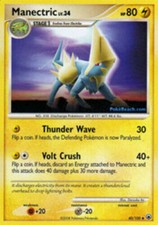 POKEMON CARD MANECTRIC 40/100 NO 310 DISCHARGE POKEMON TCG CCG picture