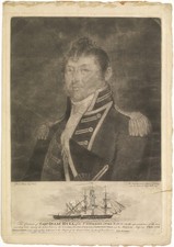 Captain Isaac Hull USN Vintage Naval Portrait Photo Reprint Wall Art picture