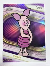 2025 Topps Chrome Disney Piglet Purple Refractor /75 #144 Winnie Pooh 15/75 picture