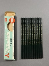 12 Japanese Vintage Pencil Mitsubishi 9800 4H JIS picture