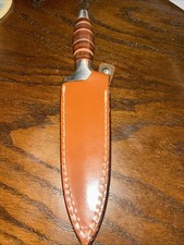 Vintage VALOR Miami Brown USA No.407 Fixed Blade Knife Boot Dagger Made In Japan picture