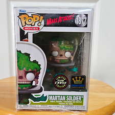 Funko Pop Movies Mars Attacks Martian Soldier #1877 Glow Chase Exclusive LE picture
