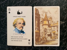 Swap Playing Card AUTHORS NATHANIEL HAWTHORNE Twice Told Tales 2003 picture
