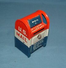VINTAGE US MAIL TIN STILL COIN BANK - JAPAN - USED picture