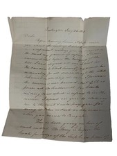 RARE 1835 Future Vermont Governors Letter: PISTOL DUEL, Martin Van Buren, SCOTUS picture