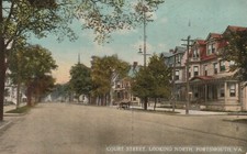 Portsmouth VA -- Court Street, Looking North -- Pub. by Louis Kaufmann & Co. picture