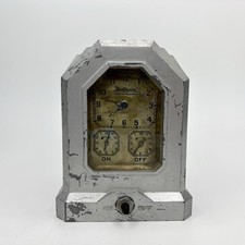Vtg Hotpoint  Automatic Range Timer Wind-Up Clock Art Deco c. 1920-30s  PARTS picture