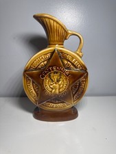 Vintage Jim Beam Centennial Decanter 1968 Americana Ceramic Bourbon Bottle picture