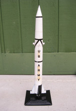 Vtg 50s Topping U.S Army NASA Redstone Missile Contractor Desk Display Model 18