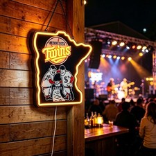 US STOCK Minnesota Twins LED Neon Sign 16