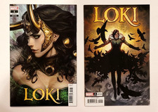 Loki #1 Stanley Artgerm + #2 NM Excellent Marvel Comic 2023 Bagged Board picture
