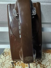 Vintage ITT Wall Telephone Model 2554 - 1984 - Brown Push Dial - Untested picture