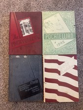 Pocatello ID High School Yearbook Set 1940-1945, 4 Books, WWII, Same Owner picture