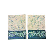 Vintage Laura Ashley Bramble Berry Pillowcases Pair Standard Cotton USA picture