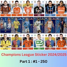 Topps Champions League Stickers 2024/2025 - #1 - 250 to choose from 24/25 picture