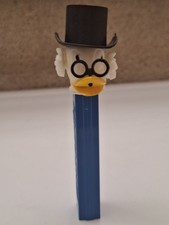 VTG 1977 PEZ Scrooge Mcduck 'A' No Feet White Head, Black Hat,Glasses READ picture