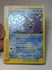 Pokemon Expedition CLOYSTER Holo Rare BASE SET #08/165 ENG GOOD CONDITION picture
