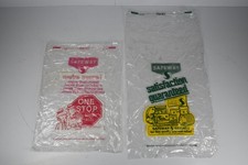 Vintage Safeway Brands Grocery Store Produce Meat Plastic Bags 1977 picture
