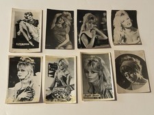 Lot of 8 Small Brigitte Bardot Photographs ~ Rare Vintage Set picture