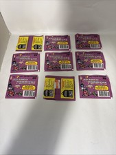 Lot of 9 - 1986 Hasbro Diamond  Transformers Unopened Sticker Packs 63 Stickers picture