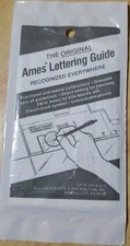 Vtg NIP Ames Lettering Guide Template Drafting Architecture Technical Drawing picture