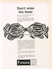 1959 Saturday Evening Post Kissing Fish art Vintage Print Ad #3 picture