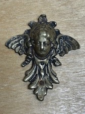 Vintage Brass Cherub Angel Collectible picture