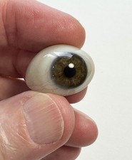 Antique German hand-blown human prosthetic glass eye.  E3 picture