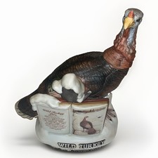 Vintage 1980 Austin Nichols Wild Turkey Winter No.2 Collectible Decanter 🦃 picture