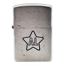1953-1954 Zippo AL Star Andy Vince Brackenridge Tandem Mill Pocket Lighter picture