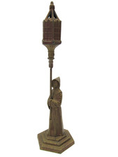 Vantines France Incense Burner Monk Lantern 1225 Bronzed Antique picture