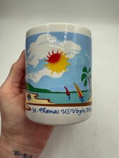Vintage Souvenir Coffee Mug St. Thomas U.S. Virgin Islands cup collectible picture