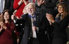 Rush Limbaugh Karen Pence Melania Trump Medal of Freedom Photo Print 24x36 picture
