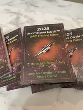 2025 Anomalous Cards - UFO/UAP 12 Card Cello Pack - Each card serial numbered picture