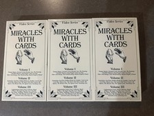 Miracles With Cards James Swain Video Series VHS Volume 1-3 picture