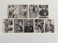 President John F. Kennedy JFK Vintage Trading Card Set 64/64 Cards Rosan 1963 picture