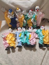 Lotof 8 Vintage Handpainted Ceramic Face Stand Alone K's Collection picture