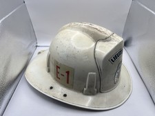 Vintage MSA Topgard DCFD Lieutenant Firefighter Helmet E-1 Late 1960s picture