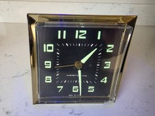 Vintage 1960s Metal Westclox Spur Style Mechanical Wind-Up Alarm Clock Works picture