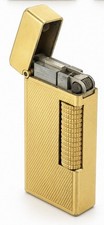 Vintage Swiss Made Gold-Tone Rollagas-Style Butane Lighter – Textured Design picture