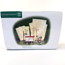 Deptartment 56 Personalize Your Village Accessories 52811 Sign Mailbox Set NEW picture